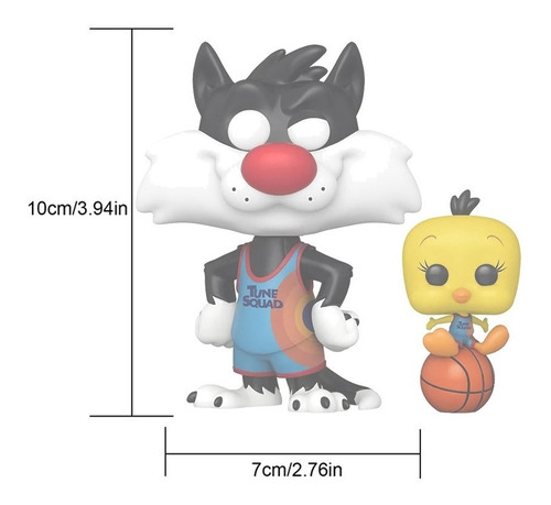 Funko Pop Silvestre Piolin Tweety 1087 Space Jam Protector