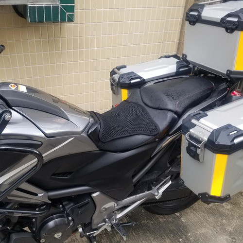 Para Asiento De Motocicleta A Prueba De Sol Fresco Doble