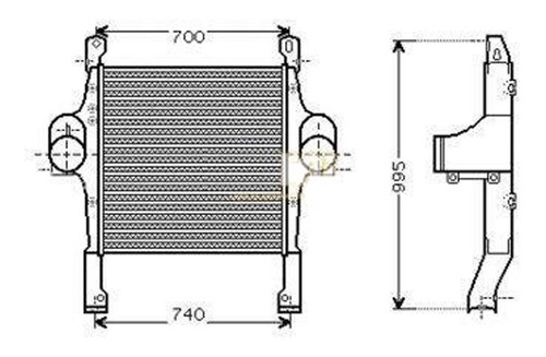 Intercooler Para Iveco Stralis/eurostar 02 En Adelante