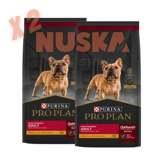 Pro Plan Adult Dog Raza Pequeña 7.5 Kg X 2 Unidades Nuska