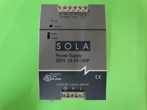 Sola Fuente De Poder 10-24-100p 24vdc 10a