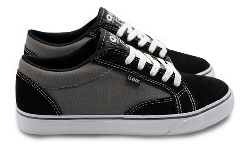 Imagem 3 de 6 de Tênis Qix Skate Dt Old Preto Black Cinza Masculino E Feminino Original Skate Envio Imediato Promoção