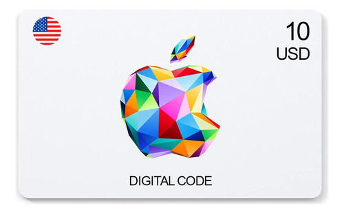 Apple Itunes 10 Dólares Usa - Código Digital Original