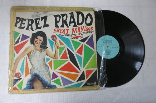 Vinyl Vinilo Lp Acetato Perez Prado Great Mambos Tropical