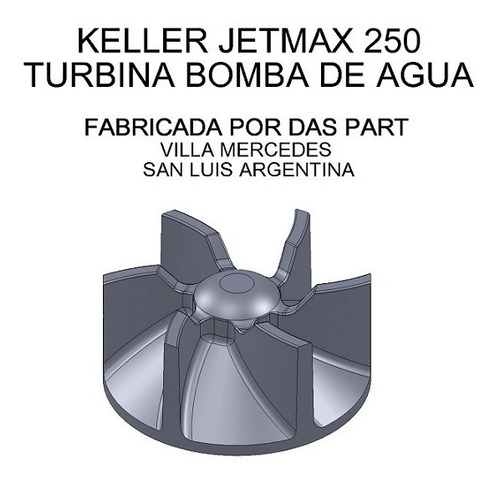Turbina Bomba Agua Keller Jetmax 250 