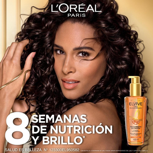 Tratamiento Capilar L'oréal Paris Elvive Óleo 100ml 3 Piezas