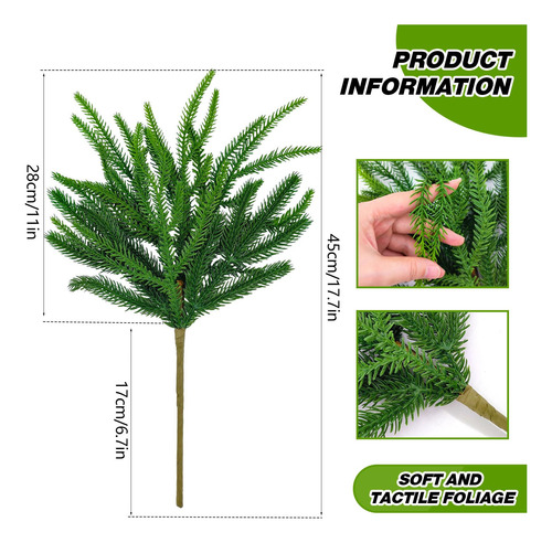 Ramas Navideñas, Tallos, Ramas Artificiales Para Guirnaldas