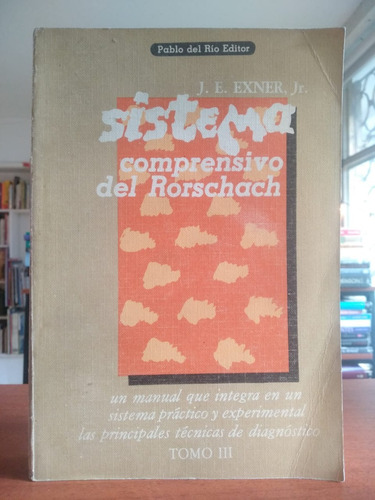 Libro Sistema Compresivo Del Rorschach