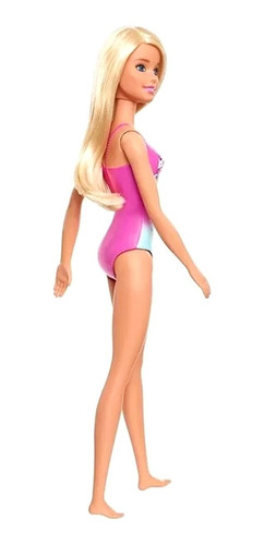 Muñeca Barbie Rubia De Juguete Original Traje De Baño Nueva