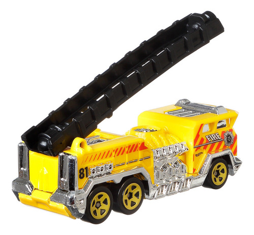 Alarma miniatura Hot Wheels Monster Trucks 5 (7403), color amarillo