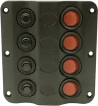 Comprar Tablero Lancha 4 Llaves Luz Led Nautica Barco Termico