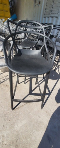 Imagen 3 de 4 de Set 4 Banquetas Tuburete Máster Philip Starck Eames. 65 Cm