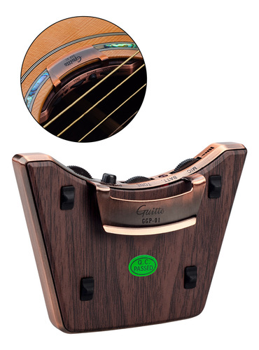 Guitarra Acústica Sound Hole Pickup Dual Mode Piezo + Mic