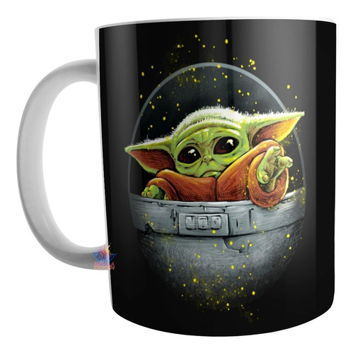 Baby Yoda Taza Ceramica Star Wars Mandalorian Bebe Child M05