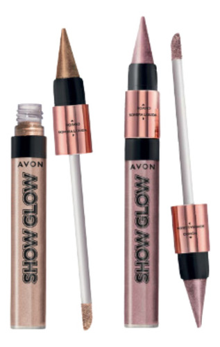 Mark Show Glow Sombra Dual Parpados Avon Delineador Kohl 