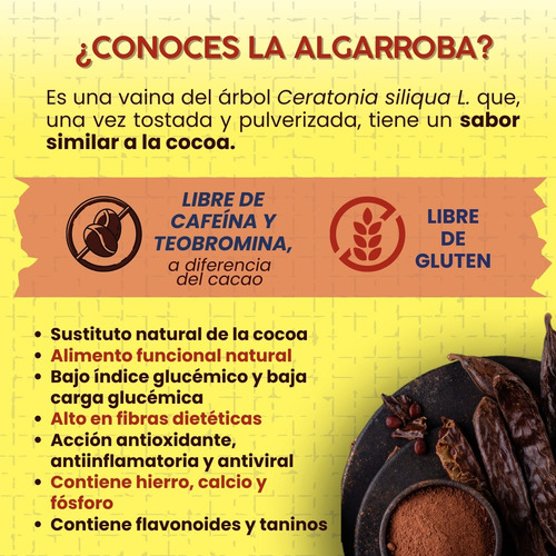 Crema Cacahuate Algarroba 2 Frascos 250g Untable S/cafeína