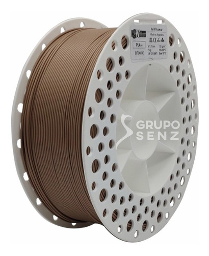 Imagen 5 de 10 de Filamento 3d 3nmax Pla+ 1kg Tonos Mate 1.75mm