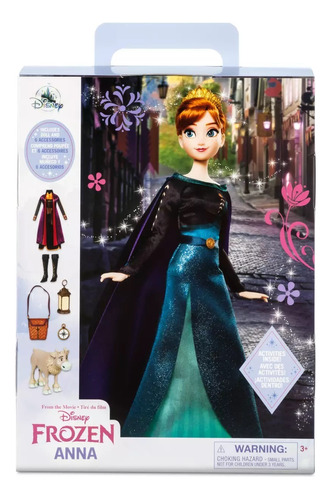 Muñeca De Coleción Anna Frozen 2 Disney Story 