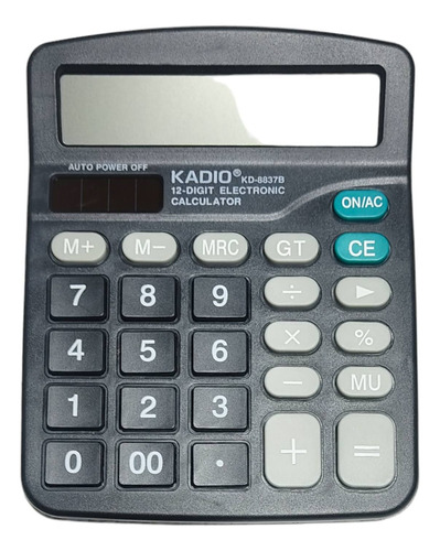 Calculadoras 12 Dígitos  Kadio Kd-8837b