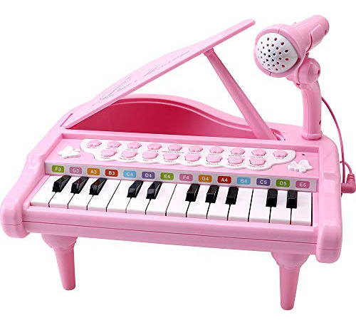 Amy&benton - Piano De Juguete Para Bebés Niña O Niño. Color Rosa