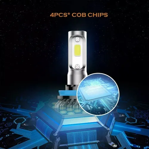 Kit Led Cree S6 44000 Lumens H4 H7 Hb4 H11 H8 + T10 Led W5w
