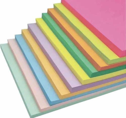 100 Hojas De Color O Blancas
