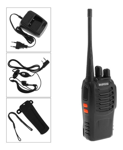 Radio Transmisor Walkie Talkie Bf-888s Con Manos Libres