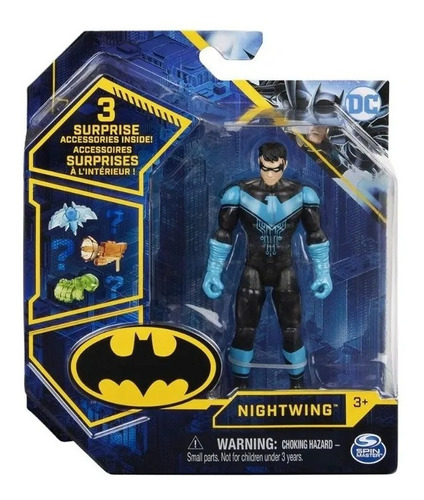 Nightwing Spin Master 3 Sorpresas Primera Edición 