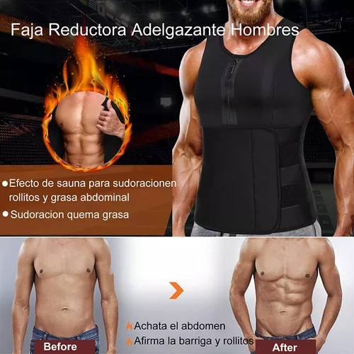 Chaleco Moldeador De Cintura Para Hombre, Quema Grasa Y Quem