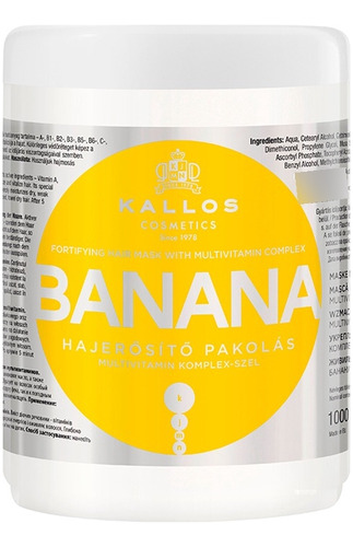 Kallos - Hair Mask Banana 1000ml
