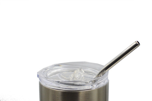 Termo Tumbler Tlp Sublimar De 16 Oz Doble Pared Plata 50