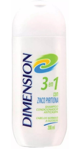 Kit 2 Shampoo Dimension Anticaspa Normais A Oleosos 200ml