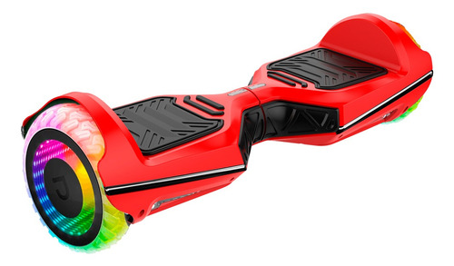 Skate Elétrico Hoverboard Dropboards Raveboard - Vermelho