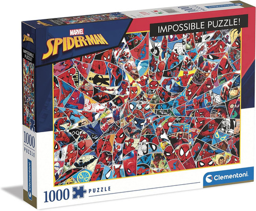 Puzzle Clementoni 1000 Pzs Spider-man Reto Imposible Marvel