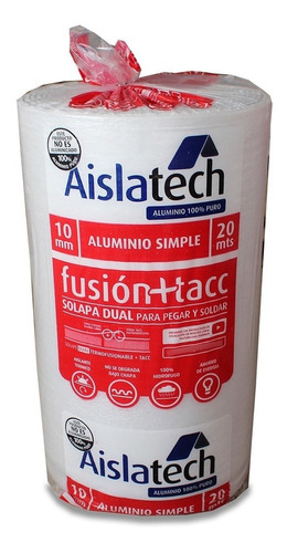 Aistante Techo Espuma Aislatech Simple Aluminio 10mm