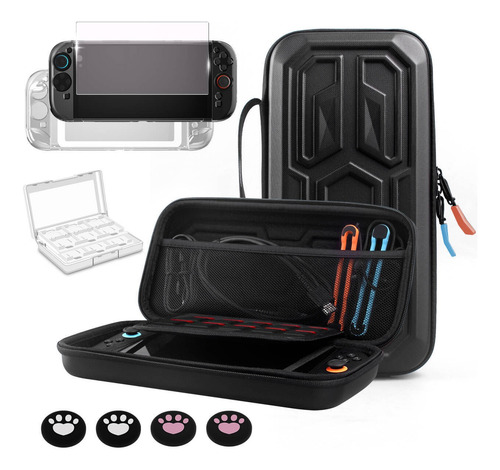 Kit De Acessórios Switch 2 Case + Mica + Capa + Punho