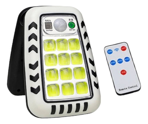 Luz Sensor Solar 30w Portatil Control Remoto Yx666c