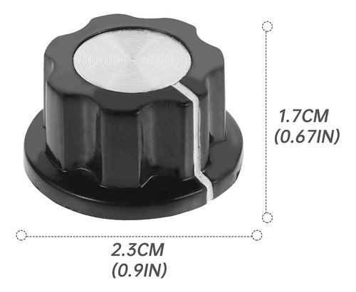 Eje De Inserción De Perilla De Control De Potenciómetro, 20