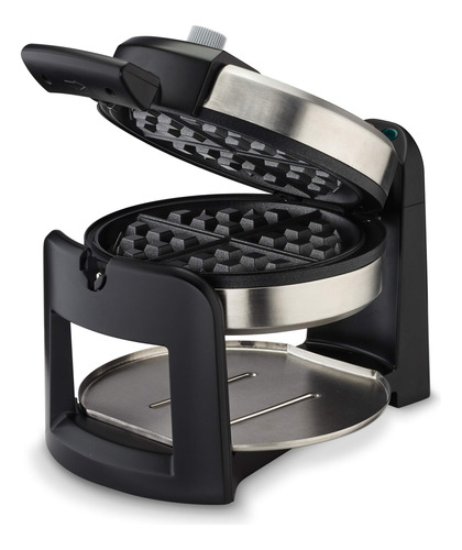 Cuisinart Waf-f30 - Máquina De Gofres Belga Redonda, Color.