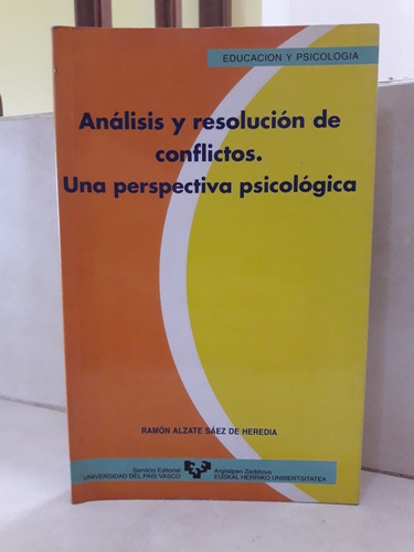 Análisis Y Resolución De Conflictos. Alzate Sáez De Heredia