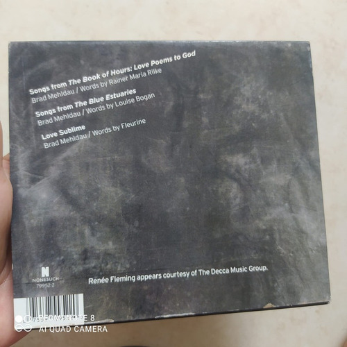 Cd Brad Mehldau And Renee Fleming - Love Sublime (Usado)