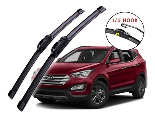 Plumillas Delanteras Hyundai Sante Fe 2019-2022 Bosch Aerofi