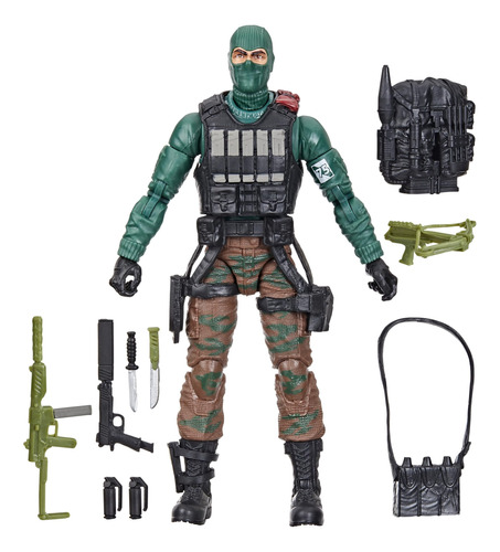 G.i. Joe Classified Series Retro Cardback Beach Head, Figura