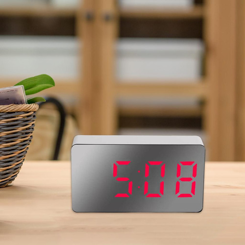 Relógio Despertador Digital Grande Data Hora 3