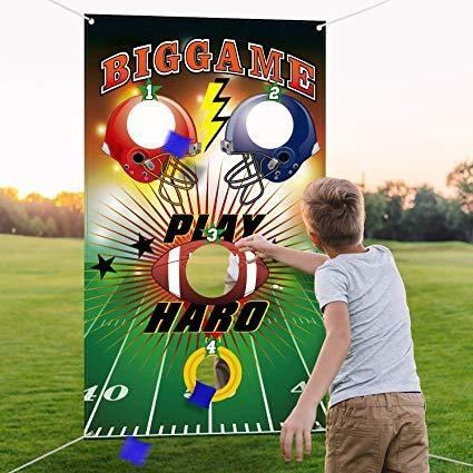 Juego De Lanzamiento De Fútbol Con 3 Bean Bags, Bean Interio