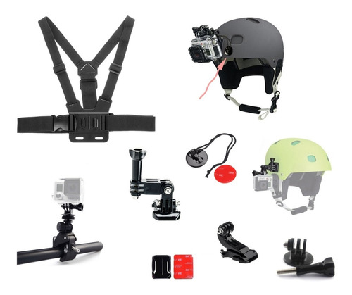 Kit De Accesorios Biker Cámara De Acción Gopro