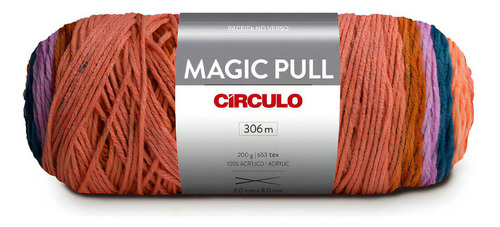 Lã Magic Pull Circulo 200gr Cor Magic Pull-9446-horizonte