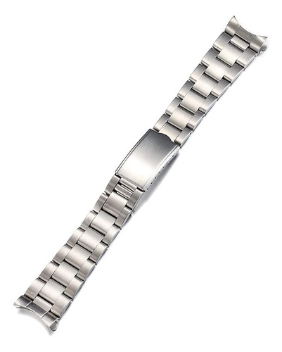 316l Acero Inoxidable 20mm Extremo Curvado Oyster Watch Band
