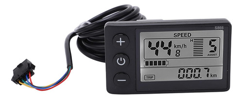 Medidor Lcd Con Pantalla De Bicicleta E, Soporte De Pantalla