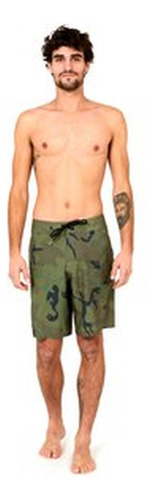 Ropa De Baño Hombre Volcom Verde Camuflado